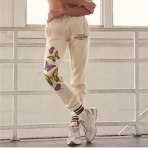 Free People National Geographic Butterfly Joggers - XS